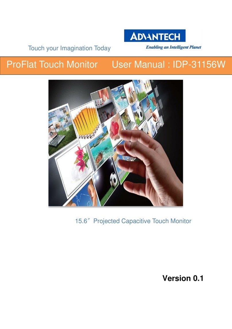 Advantech ProFlat IDP-31156W User manual Advantech ProFlat IDP-31156W User manual
