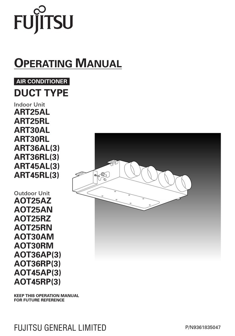 Fujitsu ART36RLC3 User manual Fujitsu ART36RLC3 User manual
