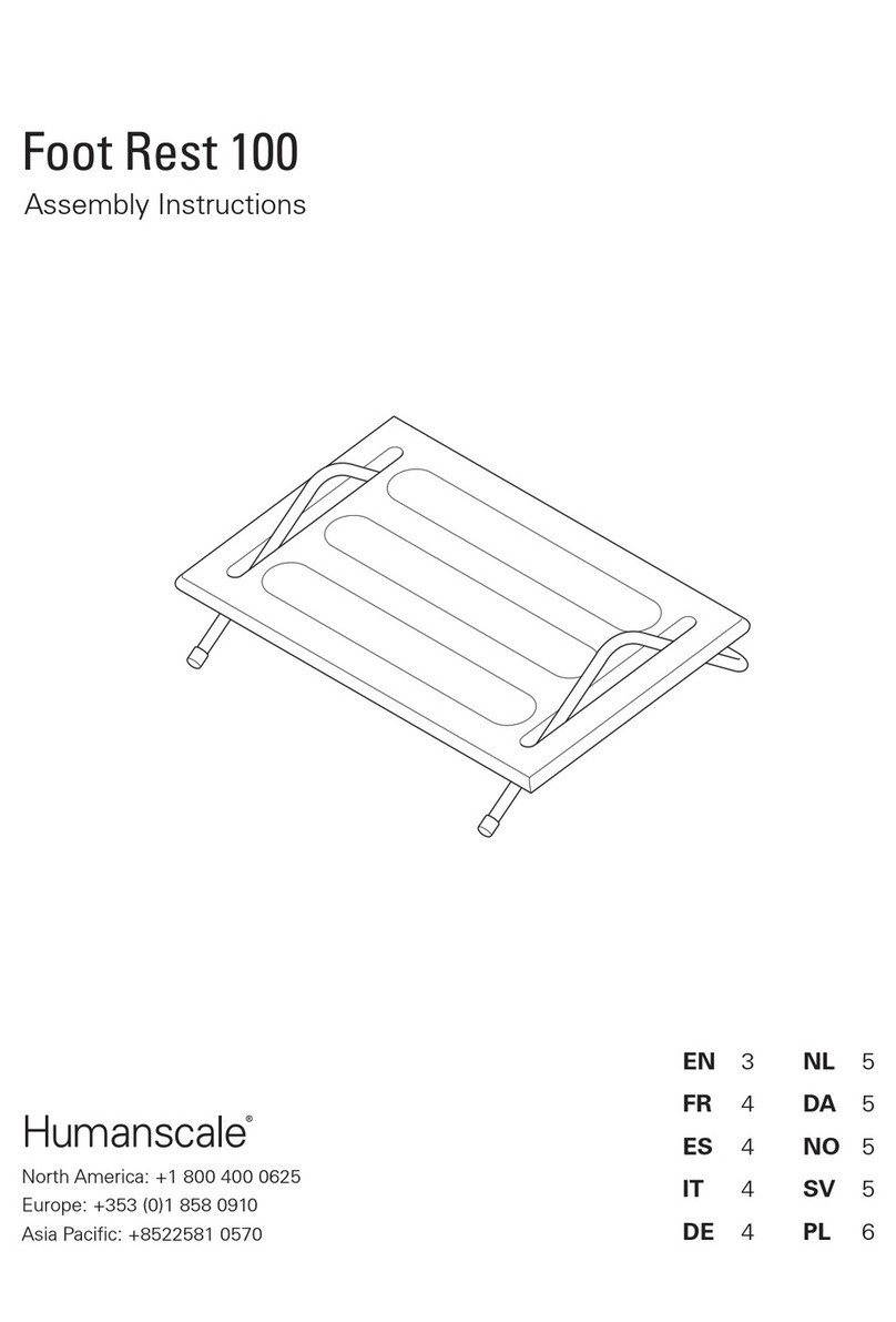 Humanscale 100 User manual