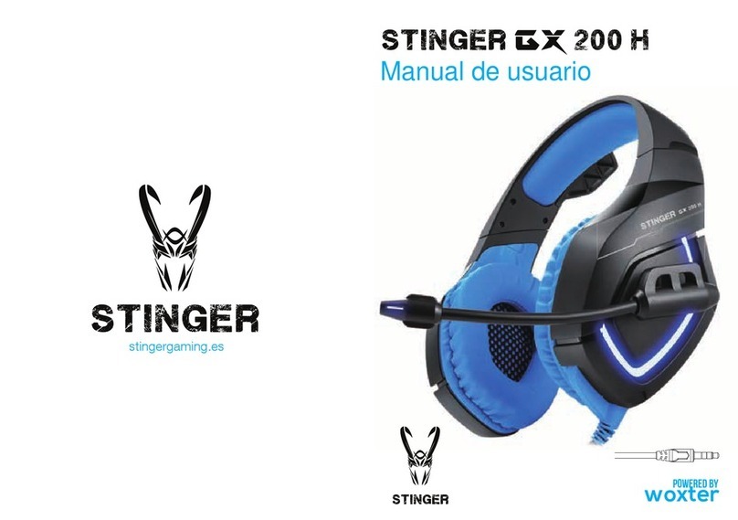WOXTER STINGER GX 200 H user manual