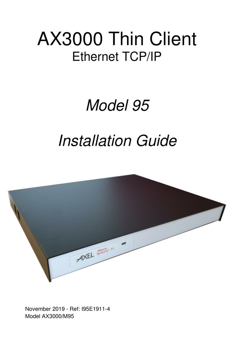 Axel AX3000 Platine 65E installation guide