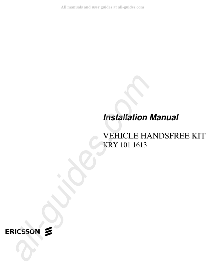 Ericsson KRY 101 1613 installation manual Ericsson KRY 101 1613 installation manual