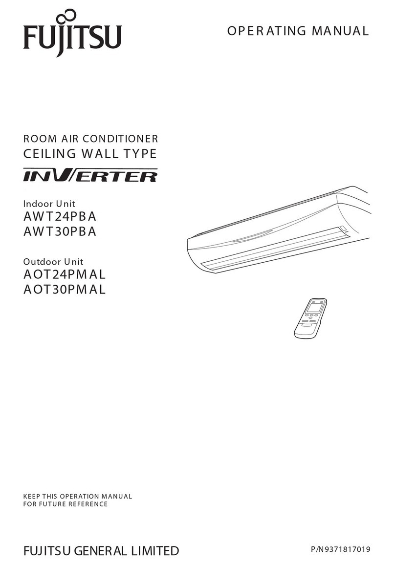 Fujitsu AWT24PBAW User manual Fujitsu AWT24PBAW User manual