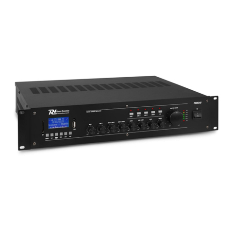 Power Dynamics PRM Series User manual