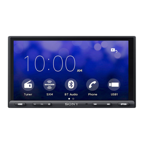 Sony XAV-AX5000 User manual