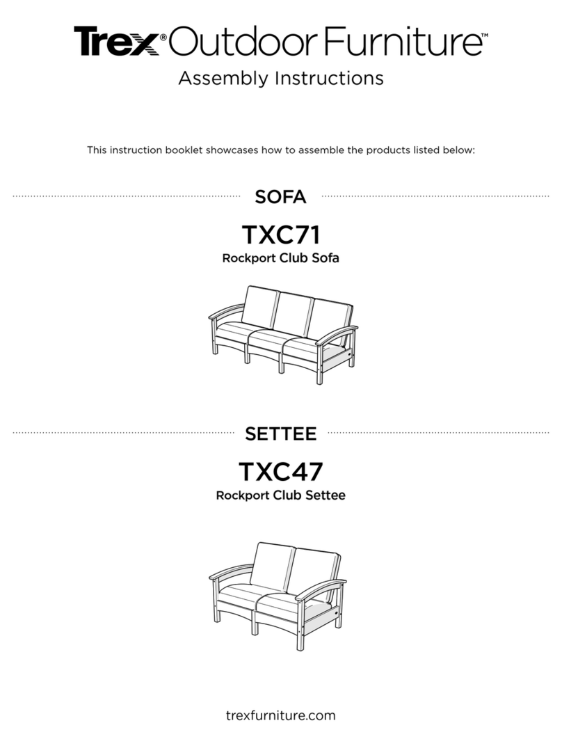 TREX Outdoor Furniture TXC71 User manual