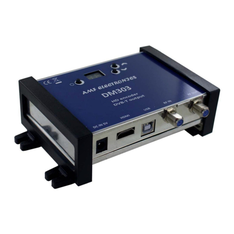 AMF ELECTRONICS DM303 user manual AMF ELECTRONICS DM303 user manual
