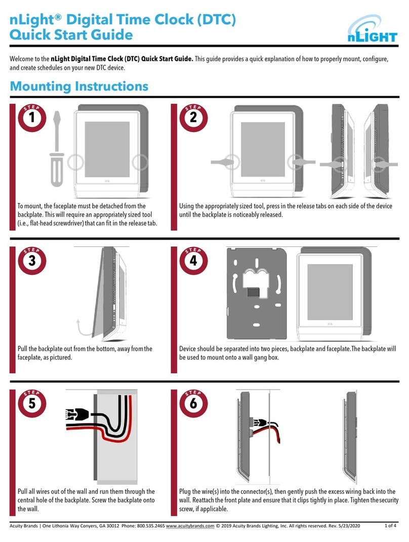 Acuity nLight quick start guide
