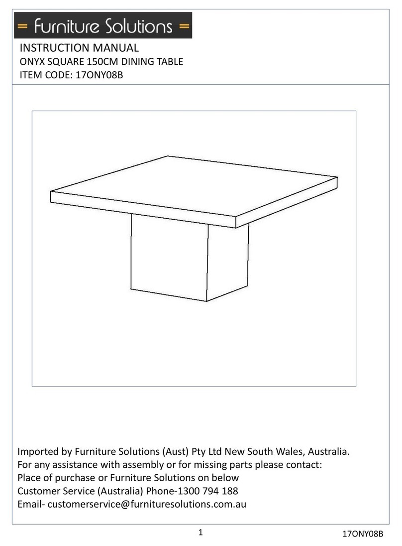 Furniture Solutions 17ONY08B instruction manual