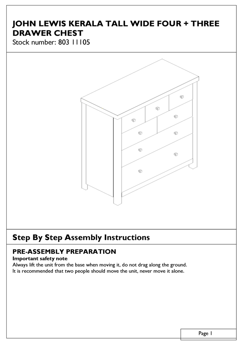 John Lewis 803 11105 Step by step assembly instructions John Lewis 803 11105 Step by step assembly instructions
