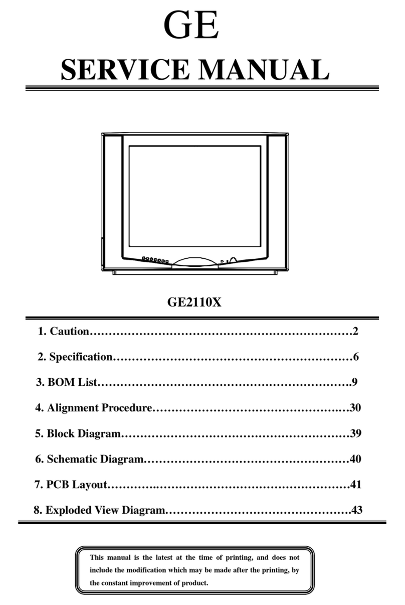 GE GE2110X Service manual