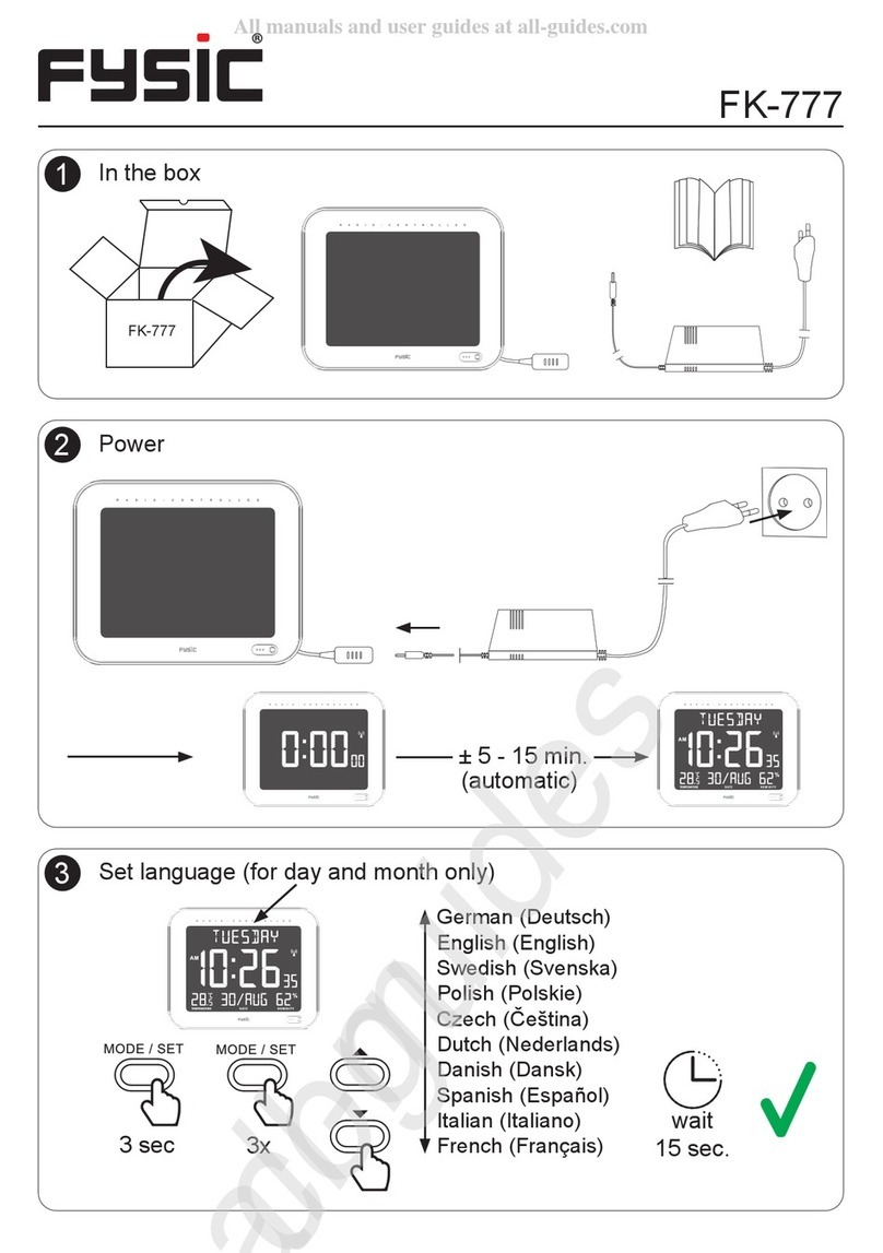 Fysic FK-777 manual