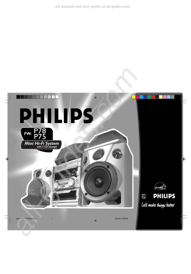 Philips FW-P78 User manual