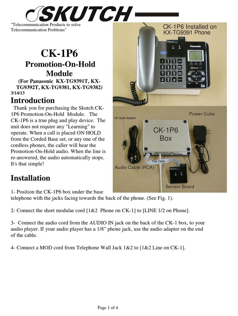 SKUTCH CK-1P6 manual