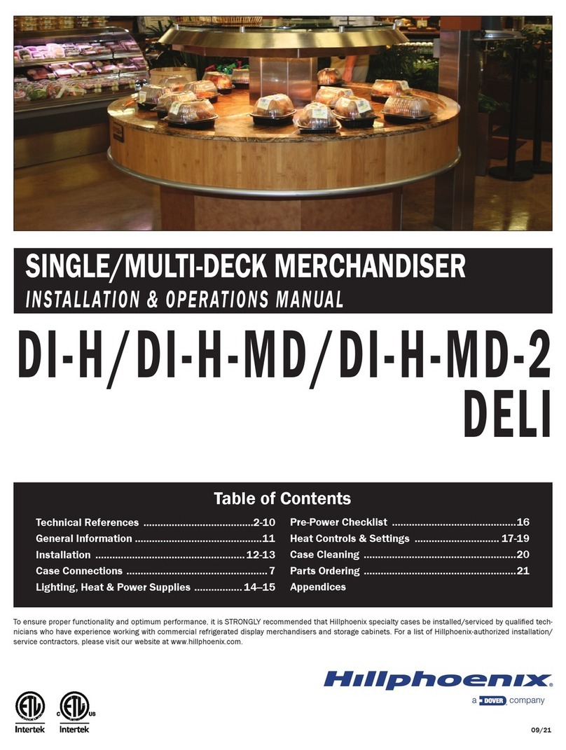 Dover Hillphoenix DI-H Installation & operation manual