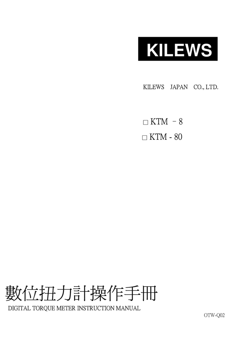 Kilews KTM-8 instruction manual