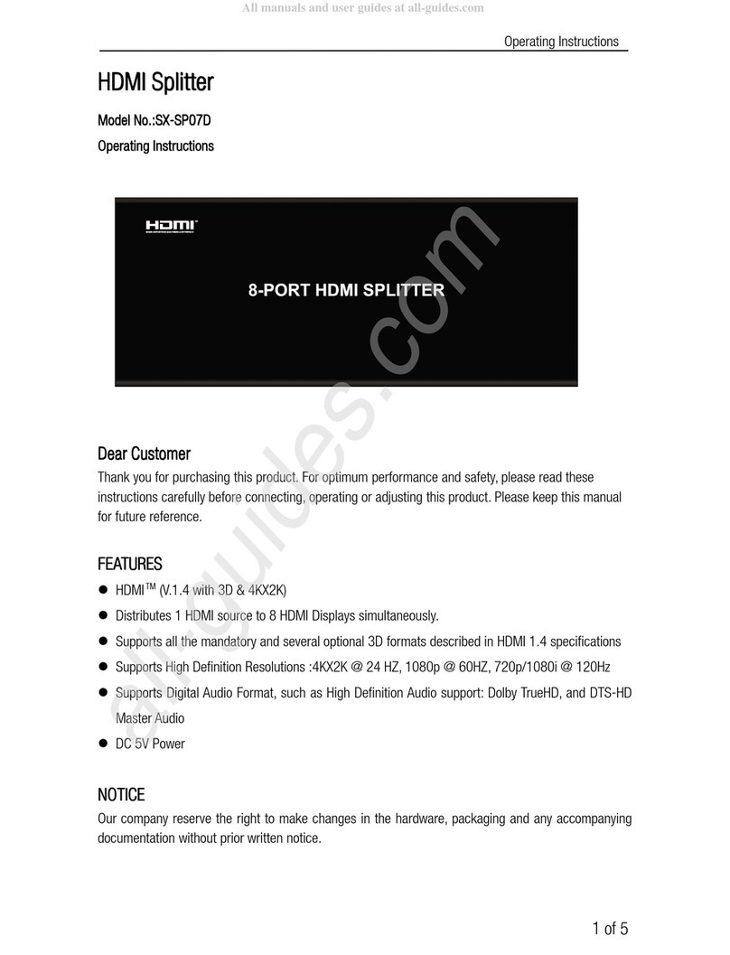 Foxun SX-SP07D operating instructions Foxun SX-SP07D operating instructions