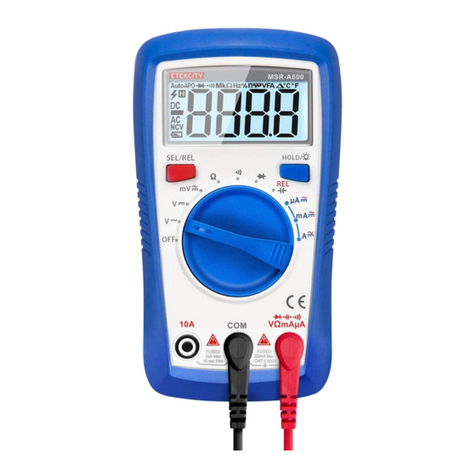 ETEKCITY MSR-A600 manual