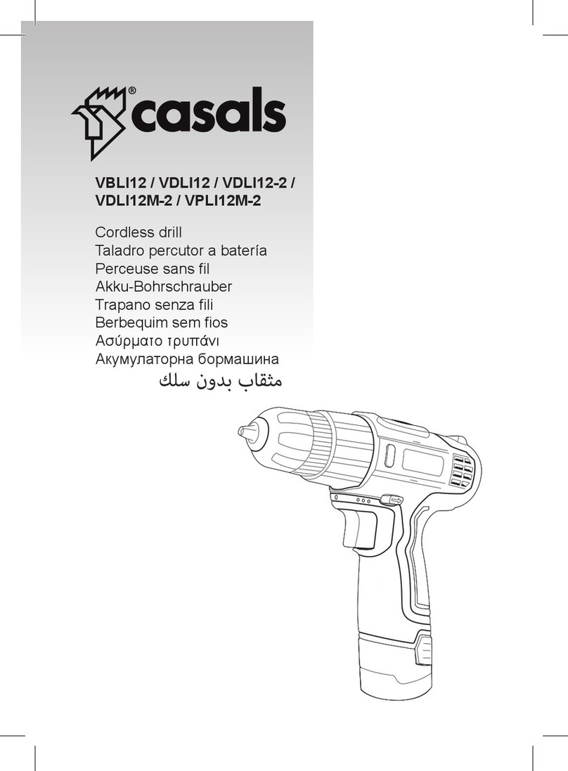 Casals VBLI12 User manual Casals VBLI12 User manual