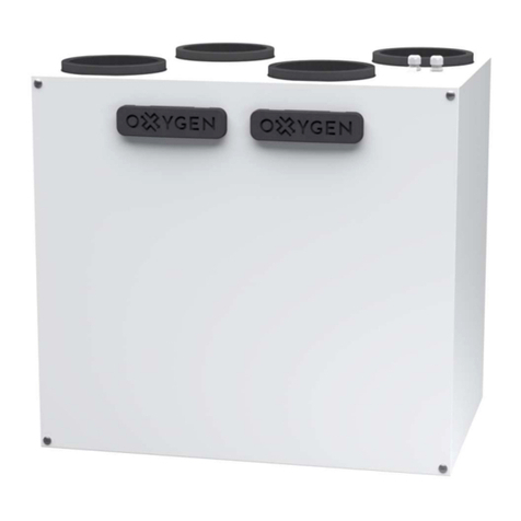 Oxygen X-Air V500 Installation and operation manual Oxygen X-Air V500 Installation and operation manual