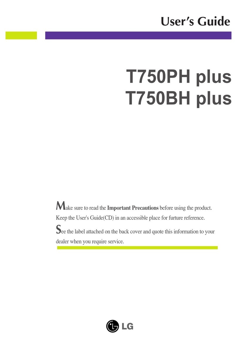 LG T750PH plus User manual