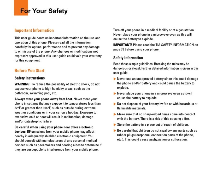 LG GB100 User manual