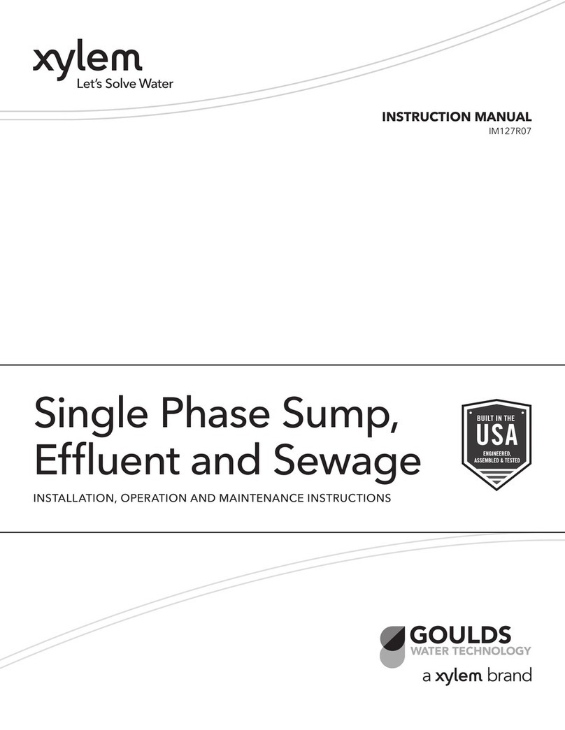 Xylem IM127R07 Manual