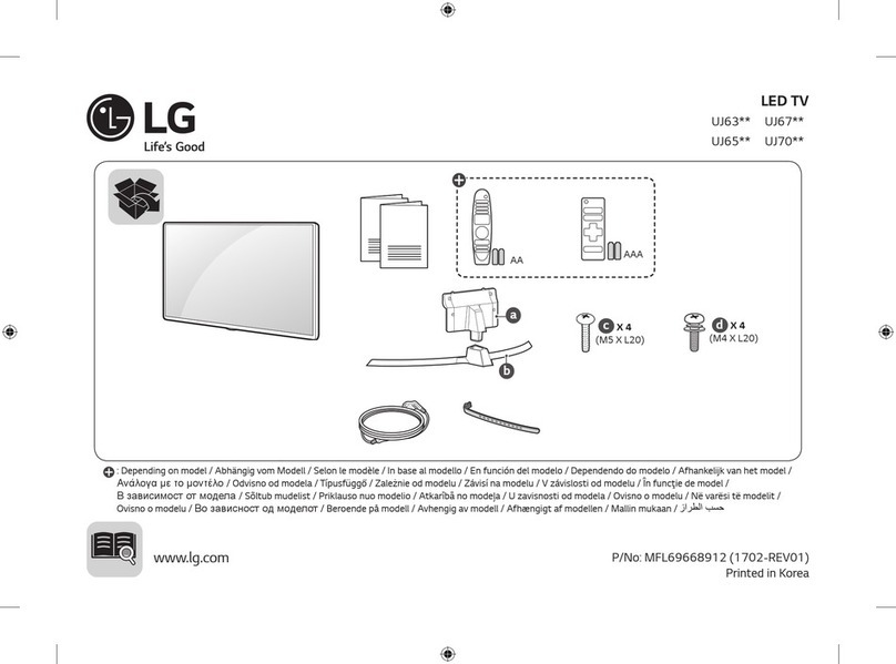 LG UJ65 Series User manual