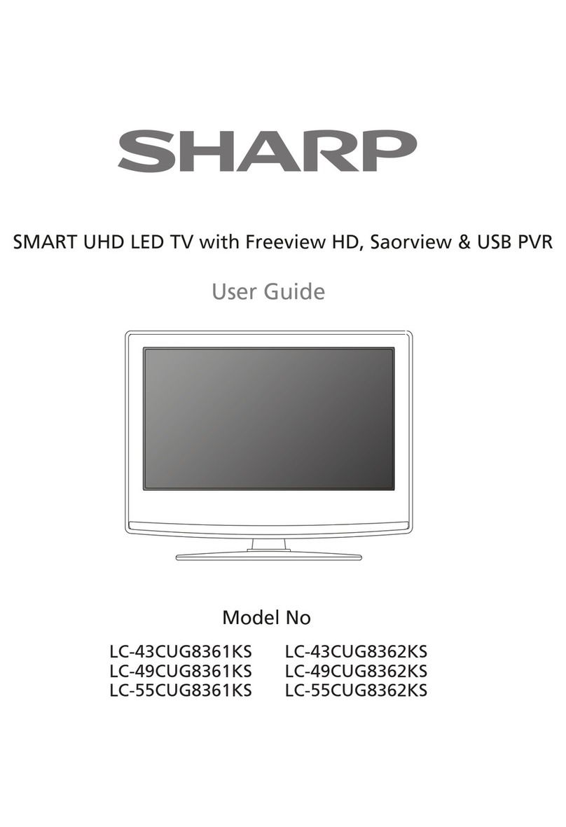 Sharp LC-43CUG8361KS User manual