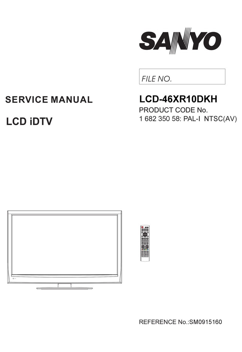 Sanyo LCD-46XR10DKH User manual