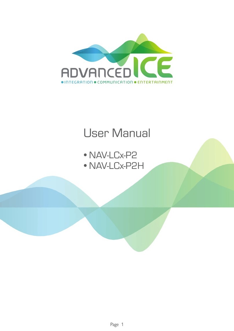 Advanced ICE NAV-LC-P2 Series user manual