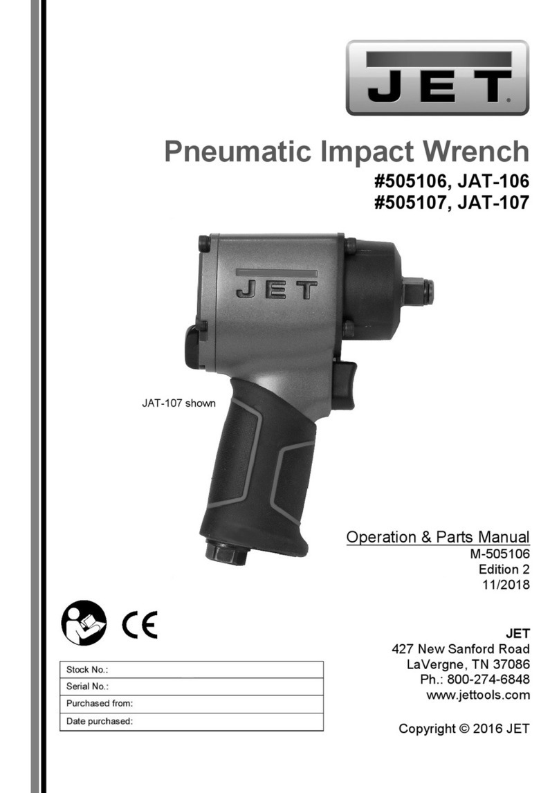 Jet JAT-106 Operations & parts manual