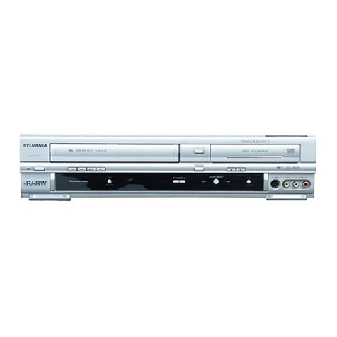 Sylvania DVR90VE Service manual