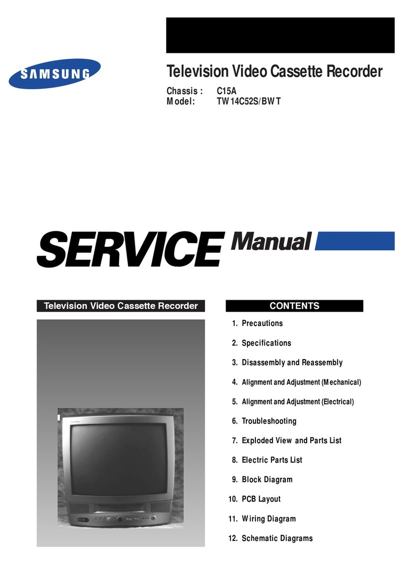 Samsung TW14C52S/BWT Service manual