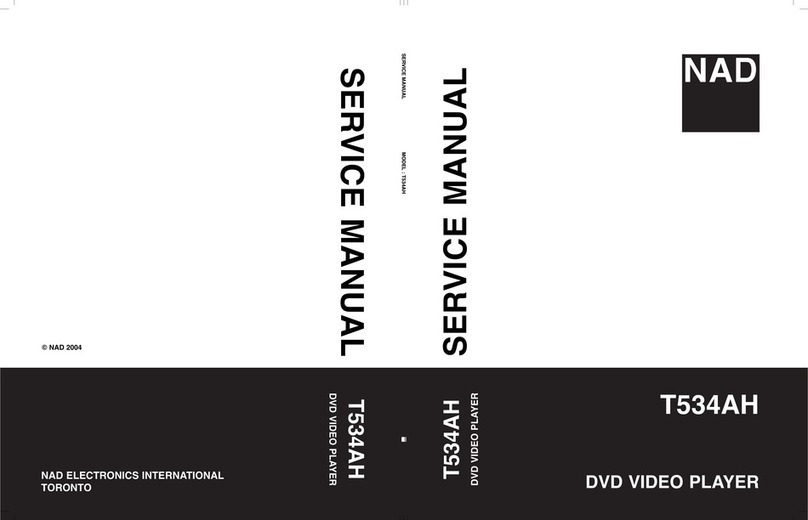 NAD T534AH Service manual