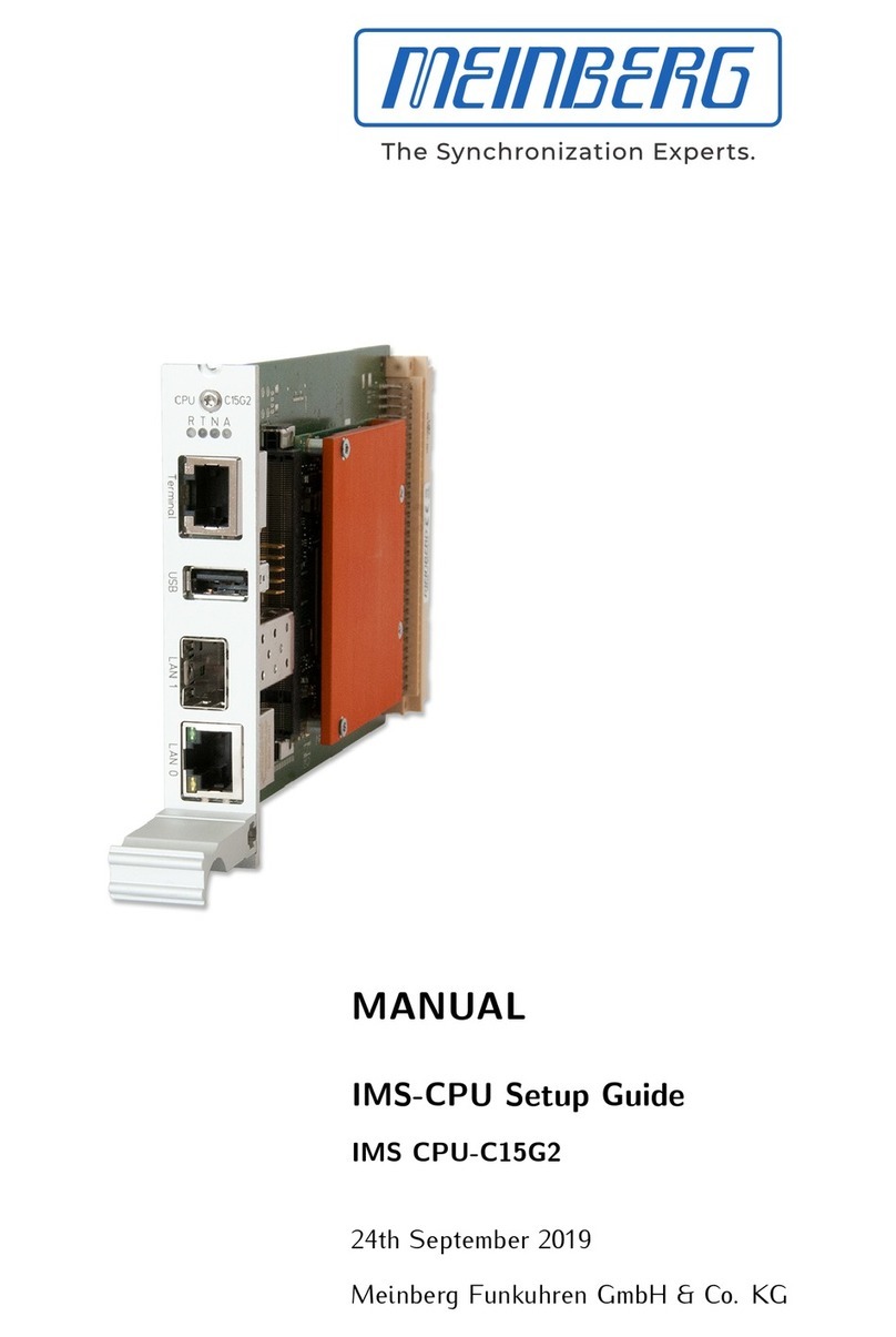 Meinberg CPU-C15G2 User manual