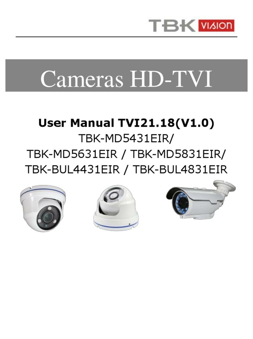 TBK vision TBK-MD5431EIR User manual