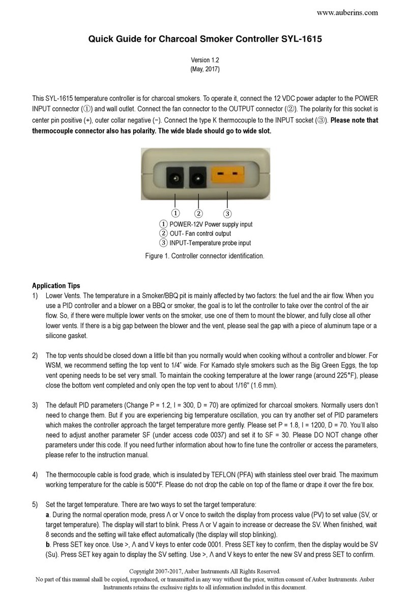 Auber Instruments SYL-1615 User manual