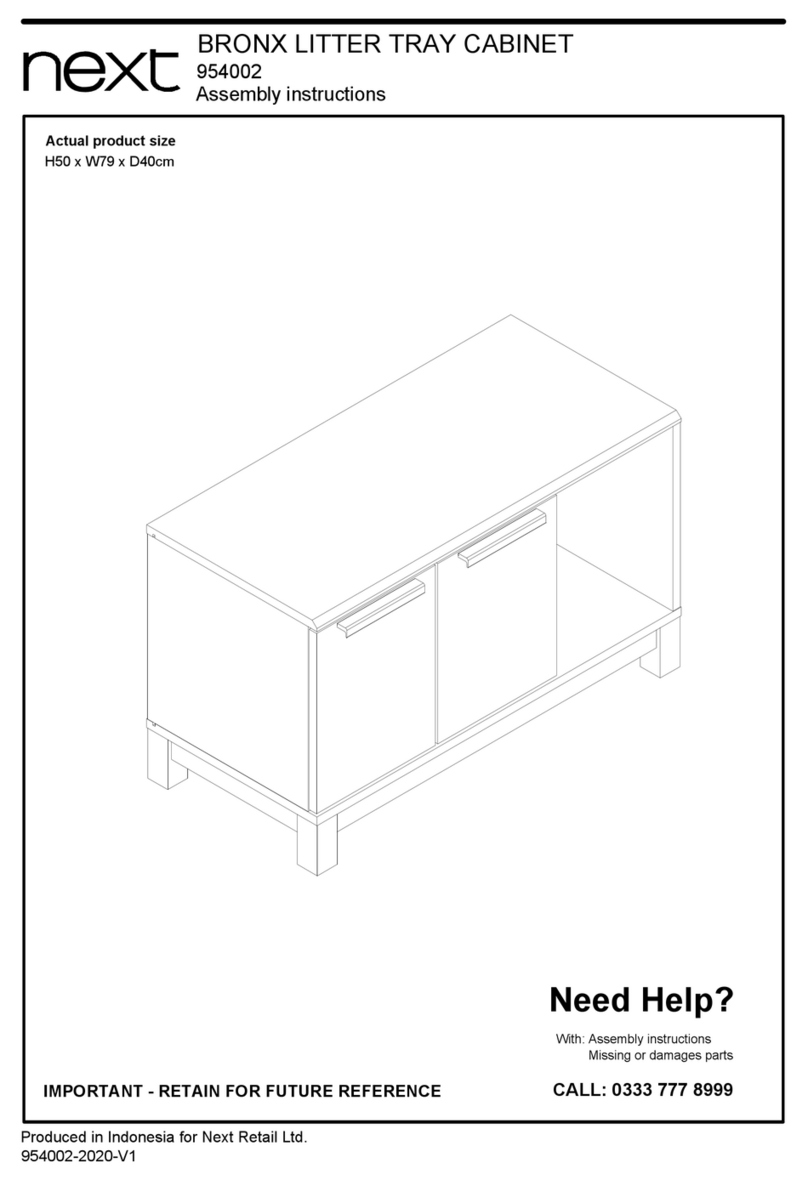 Next BRONX 954002 Assembly instructions