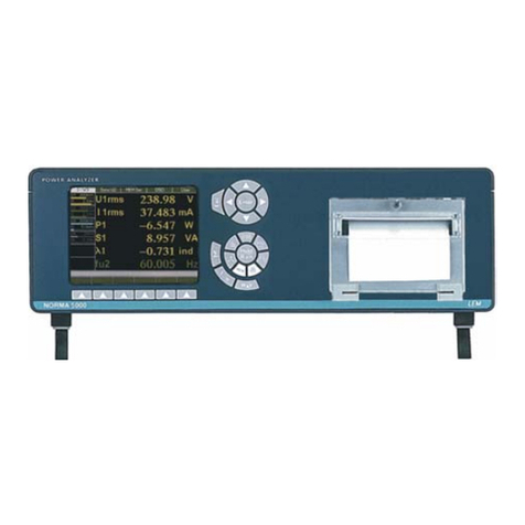 LEM NORMA 4000 User manual