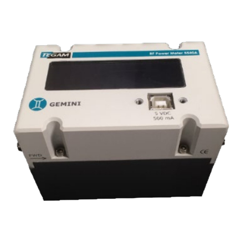 Tegam GEMINI 5540A User manual