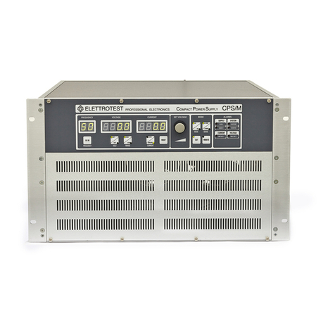 Elettrotest CPS User manual