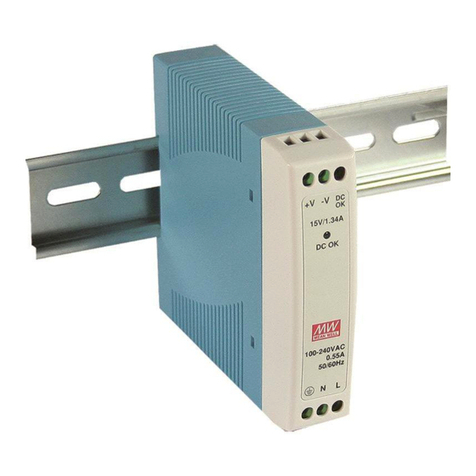 Meanwell MDR Series installation manual Meanwell MDR Series installation manual