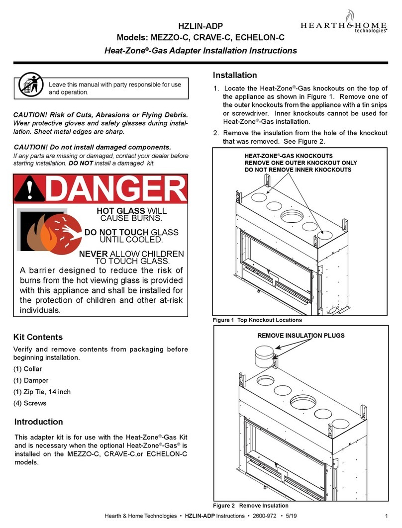 Hearth and Home Technologies Heat-Zone HZLIN-ADP User manual Hearth and Home Technologies Heat-Zone HZLIN-ADP User manual