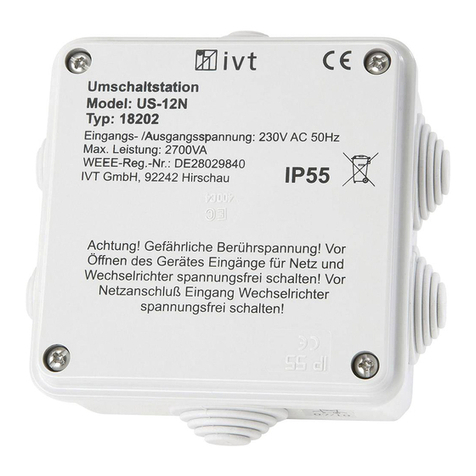 IVT US-12 operating instructions