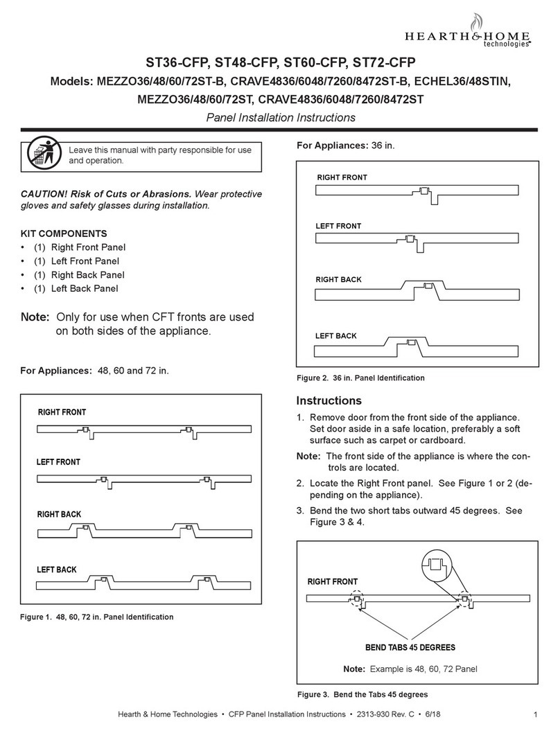 Hearth & Home ST36-CFP User manual Hearth & Home ST36-CFP User manual