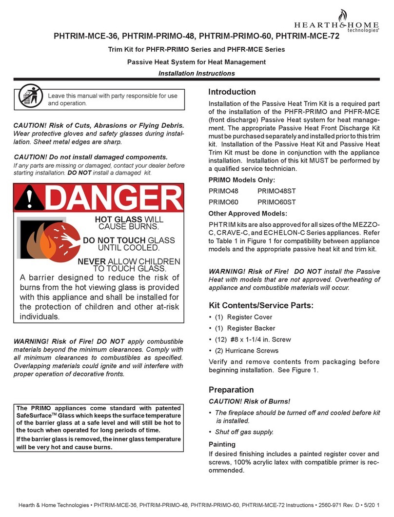 Hearth and Home Technologies PHTRIM-MCE-36 installation instructions Hearth and Home Technologies PHTRIM-MCE-36 installation instructions