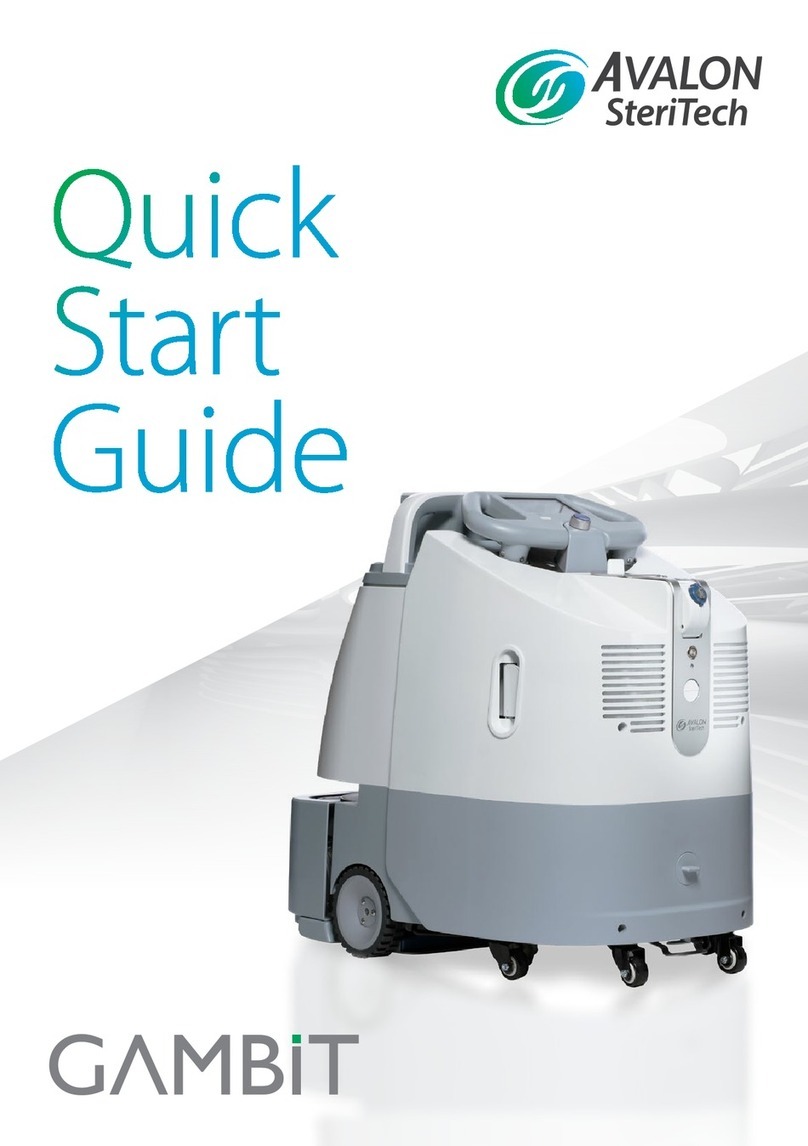 Avalon SteriTech GAMBIT quick start guide Avalon SteriTech GAMBIT quick start guide