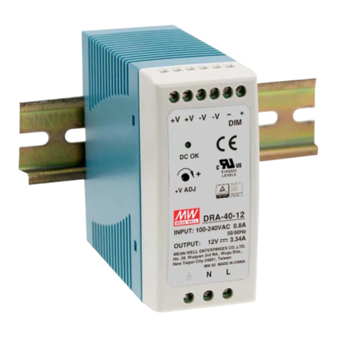 Meanwell DRA Series installation manual