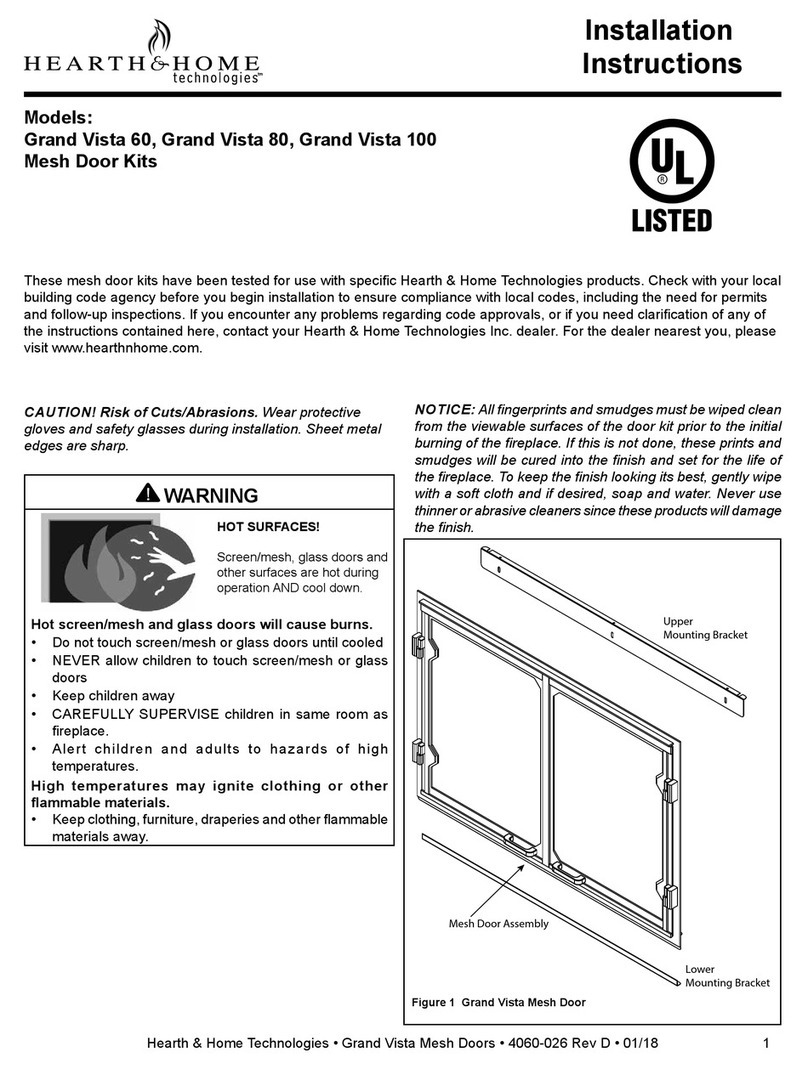 Hearth and Home Technologies Grand Vista 60 User manual Hearth and Home Technologies Grand Vista 60 User manual